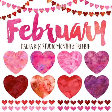 February Clipart Watercolor Picture 2689428 February Clipart Watercolor