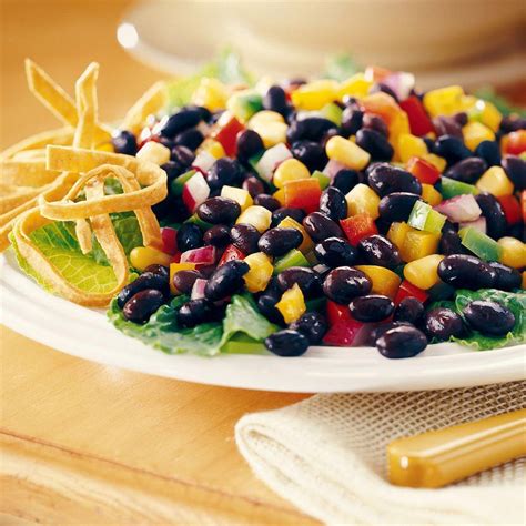 This Colorful Black Bean Salad Is Dressed With A Light Lime