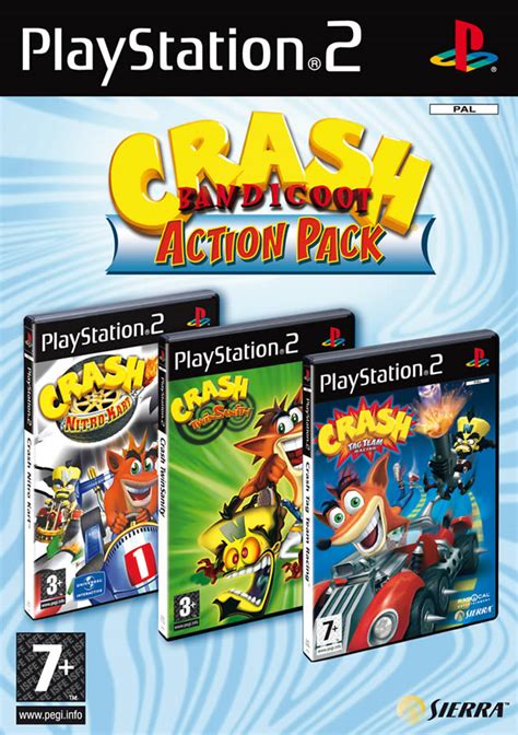 Foro exclusivo para jugones, nada de copias/releases ni grabación. Juegos para PLAYSTATION 2: Crash Bandicot Action Pack