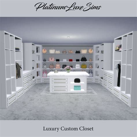 Luxury Custom Closet The Sims 4 Build Buy Curseforge