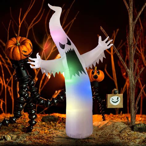 Yunlights 6 Feet Halloween Inflatable Ghost Air Blown Ghost With