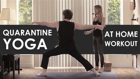 Quarantine Yoga Workout 🏠 Power Yoga At Home Flow Youtube