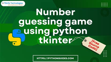 Number Guessing Game Using Python Tkinter Python Tkinter Number