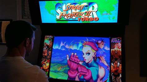 Super Street Fighter Ii Turbo Arcade Cabinet Mame Gameplay W