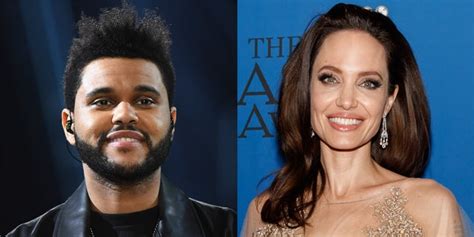 The Weeknd Angelina Jolie Spotted Together During Los Angeles Outing