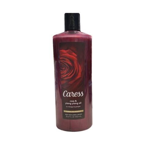 Caress Body Wash Rose And Ylang Ylang Oil Floral Essence 186 Oz