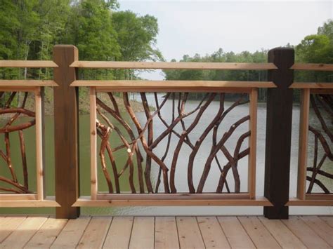 These may be mounted to the floor or wall. Decorative Deck Railing