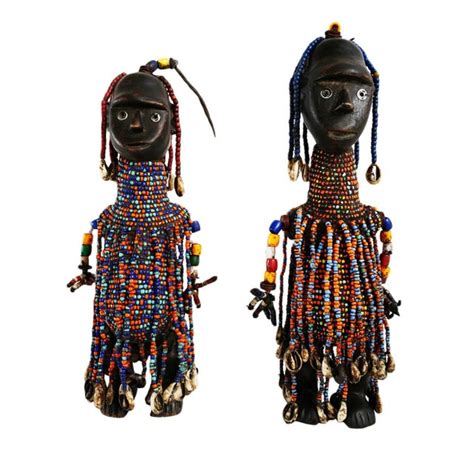 1990s South Sudan Dinka Dolls A Pair Chairish