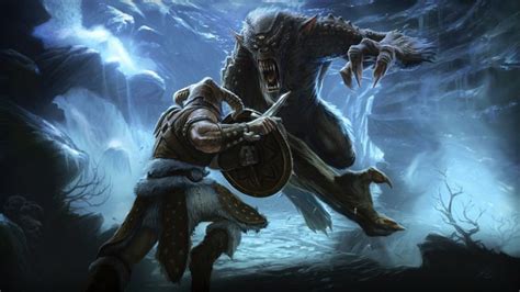 Elder Scrolls Fantasy Action Rpg Mmo Online Artwork Fighting