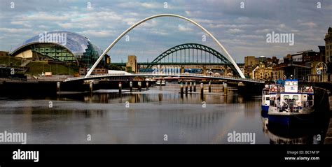 The Tyne Bridges River Tyne Newcastle Upon Tyne Stock Photo Alamy