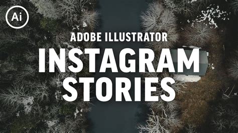 How To Make Creative Instagram Stories Illustrator Cc Tutorial Youtube