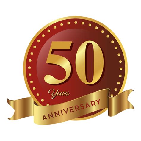 50th Anniversary Badge Icon, Anniversary, 50 Anniversary, Badge PNG and Vector with Transparent ...