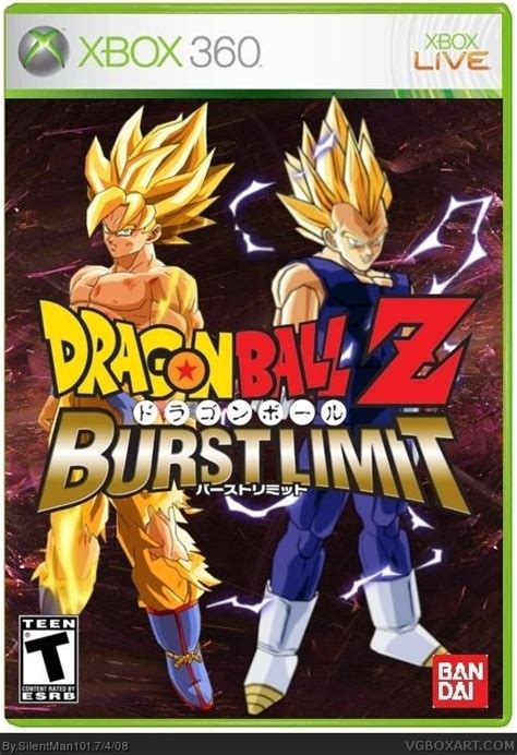 Dragonball Z Burst Limit Xbox 360 Box Art Cover By Silentman101