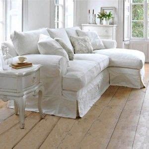 I cannot find any cons for owning white slipcovered sofas to be honest, unless you don't like a relaxed somewhat wrinkled vibe. Shabby Chic Sofa Contemporary Style 3 Seater Upholstered ...