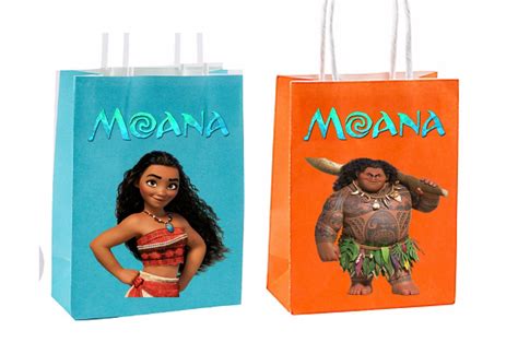 Moana Party Favor Bag Birthday Party Inspired Decorations