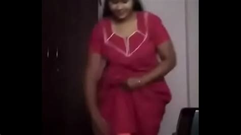 Red Nighty Indian Babe With Big Natural Boobies