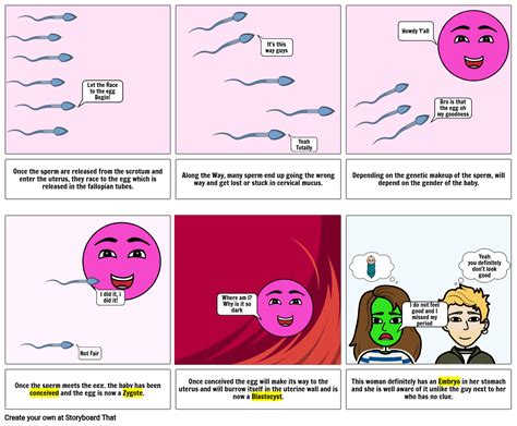Conceptionpregnancy Comic Strip Storyboard By Bfc7eebf