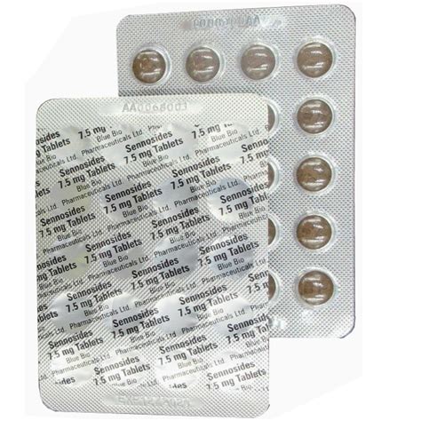 100 X Senna Laxatives Constipation Relief Tablets 7 5mg Sennosides Ebay