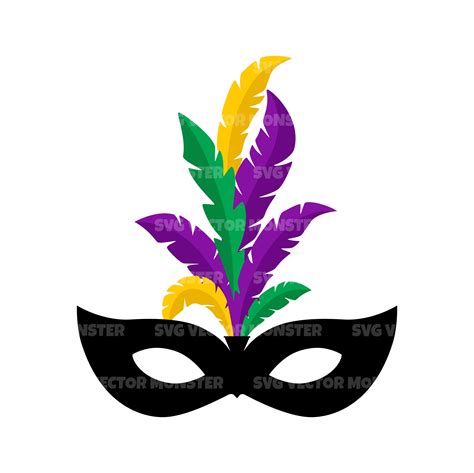Mardi Gras Mask Svg Carnival Mask Svg Festival Mask Vector Etsy