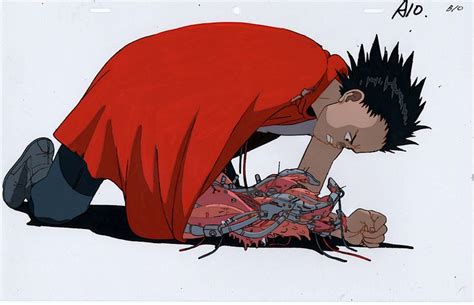 Akira 1988 Cels X 2 240mm X 350mm Tetsuo Is Shocked By His Arms