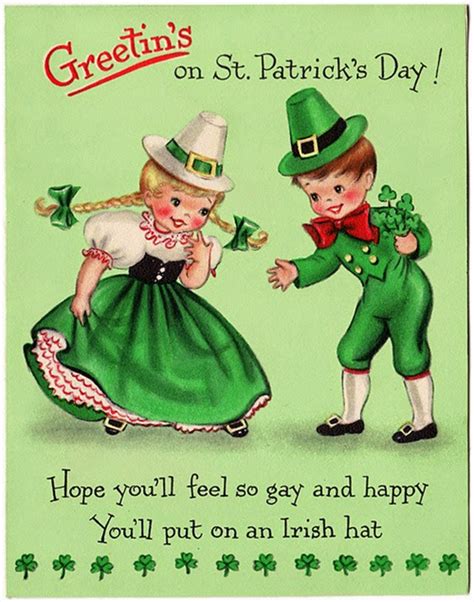 20 Adorable Vintage St Patricks Day Cards ~ Vintage Everyday