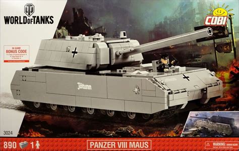 36 euro cobi panzer viii maus world of tanks 3024 890 elem super heavy tank ebay