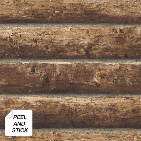 Nextwall 3075 Sq Ft Brown Vinyl Wood Self Adhesive Peel And Stick