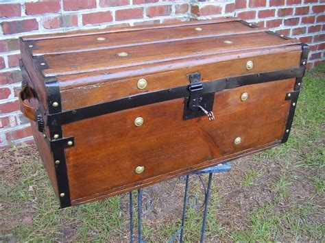 Civil War Era Trunk Ca 1860 Antique Trunk Old Trunks Crates
