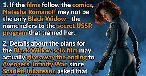 26 Venomous Facts About Black Widow