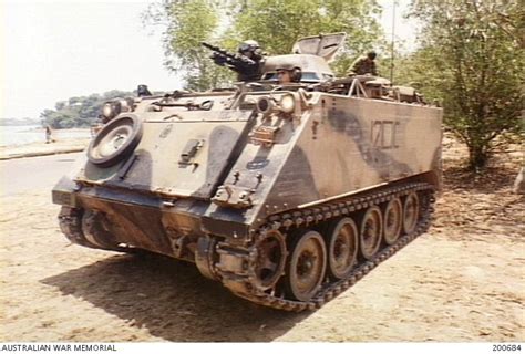 An M113a1 Armoured Personnel Carrier Apc 12c Registration Number