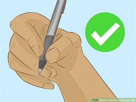 If you're depositing multiple checks, write the amount of each one on a separate line on the slip. 3 Ways to Fill Out a Deposit Slip - wikiHow