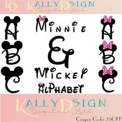Mickey Ears Disney Svg Svg Files Alphabet Letters Minnie Mouse Svg
