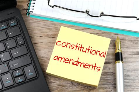 Constitutional Amendments Free Creative Commons Post It Note Image