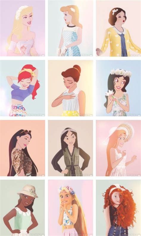 Modern Day Disney Princesses Disney Pixar Walt Disney Disney Amor