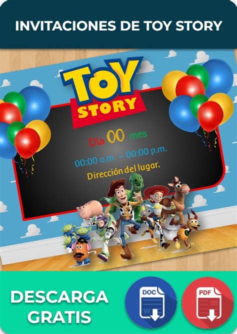 Invitaciones De Toy Story Powerpoint Canvaejemplos Y Plantillas Sexiz