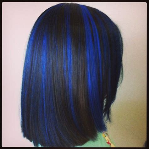 Regardless of your favorite hair color ideas, highlights on dark hair add depth, light, allure blue hair and purple pastel hair color is totally in right now, check out our celeb inspo and how to info for getting the trend right with your mane. Rocking #blue #highlights thanks to CHI #Chromashine Color ...