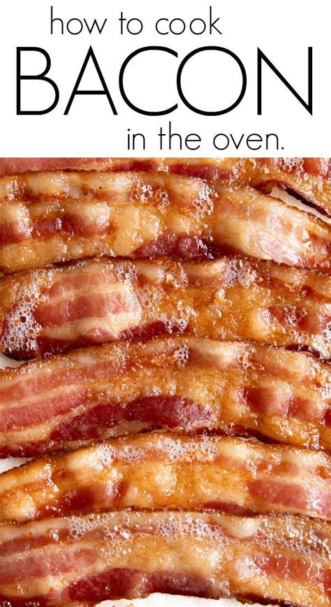 How To Cook Bacon In The Oven Recipe In 2020 With Images Baked