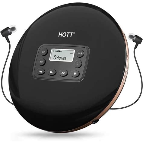 Hott Bluetooth Lecteur De Cd Portable Rechargeable Lecteurs De Cd