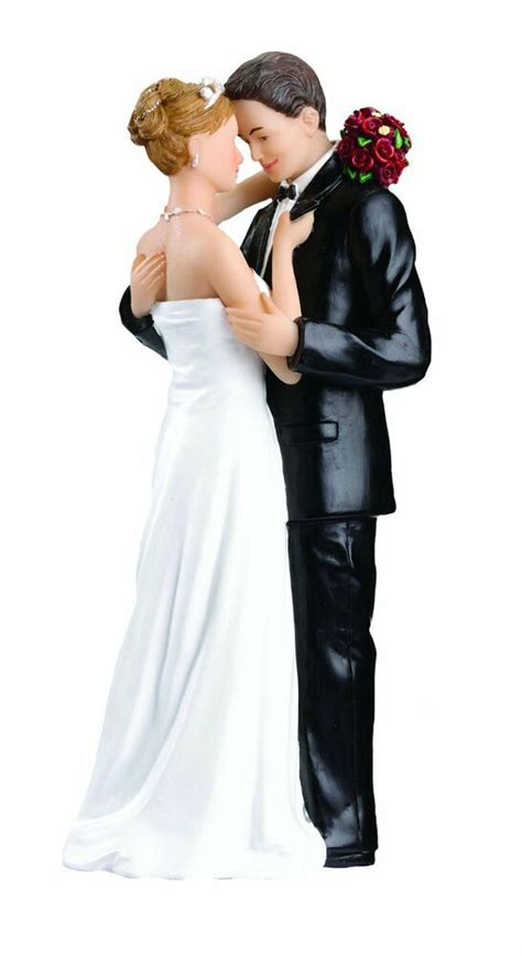 Wedding Cake Topper Couple Figurine Romantic Love Bride