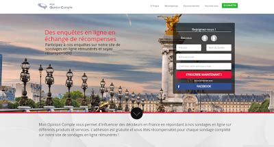 Participez à des sondages rémunérés et gagnez des cadeaux en donnant votre opinion sur des sujets divers. MONOPINIONCOMPTE (sondages rémunérés) | Sondages rémunérés ...