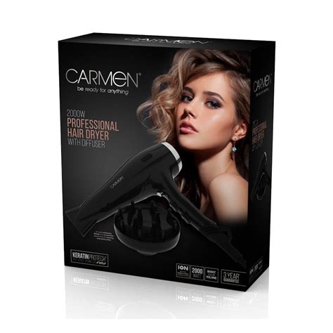 Carmen 2000w Hair Dryer With Keratin