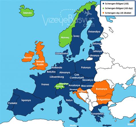 Bu yolculuk arabayla tahminen 10 saat 3 dakika sürecektir. Schengen Ülkeleri Haritası ve Schengen Bölgesi ...