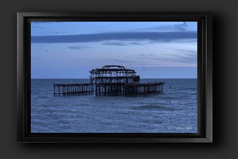 Brighton West Pier Tirage Photo Fine Art Bernard Delhalle Lille