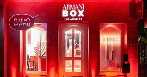 Giorgio Armani Beauty Pop Up Armani Box Lands In Los Angeles
