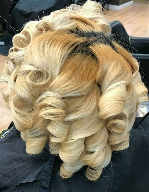 Pin By Tshima On Various Ringlets Vintage Hairstyles Bleach Blonde