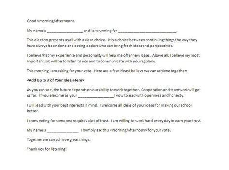 Parker, vice president and secretary. Image result for 8th grade student council president ...
