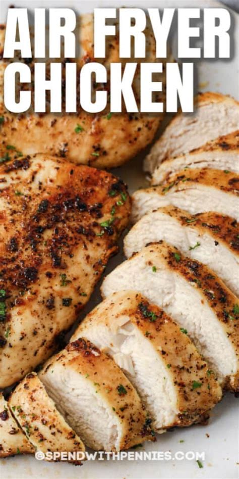 Air Fryer Chicken Breasts From Fresh Or Frozen Cartizzle
