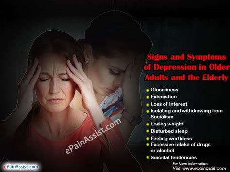 Signs And Symptoms Of Depression In Older Adults And The Elderly