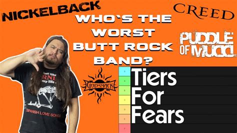 Ranking The Best Butt Rock Bands Tiers For Fears S1 E5 Youtube