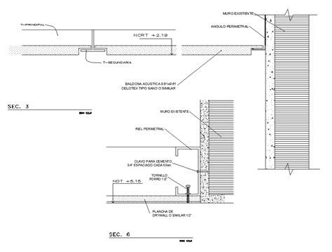 Rcc Wall Structure Section Cad Drawing Download Free Dwg File Cadbull